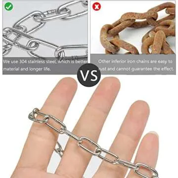 Durable SUS304 Stainless Steel Utility Chain for Outdoor Use
