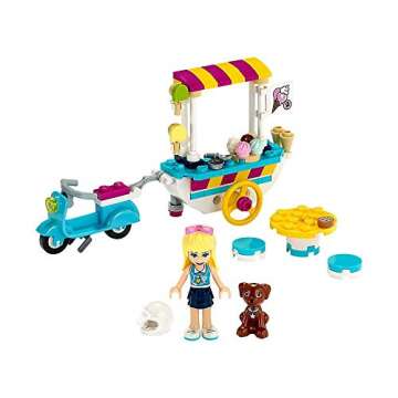 LEGO Friends Ice Cream Cart 41389 Building Kit, Featuring Friends Stephanie Mini-Doll, New 2020 (97 Pieces)