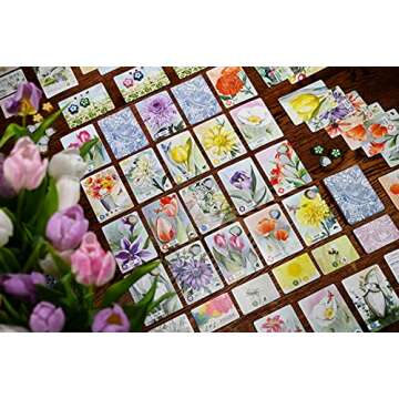 Floriferous Card Game - A Relaxing Garden Game of Arranging Flowers by Pencil First Games for 1-4 Players