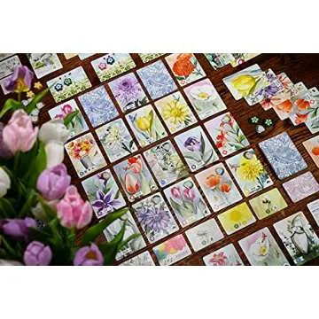 Floriferous Card Game - A Relaxing Garden Game of Arranging Flowers by Pencil First Games for 1-4 Players