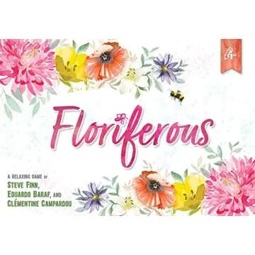Floriferous Card Game - A Relaxing Garden Game of Arranging Flowers by Pencil First Games for 1-4 Players