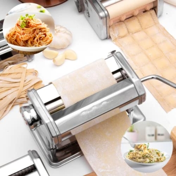 CucinaPro Pasta Maker Deluxe Set 5 pc – Premium Pasta Machine