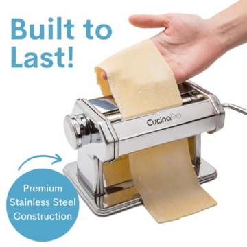 CucinaPro Pasta Maker Deluxe Set 5 pc – Premium Pasta Machine