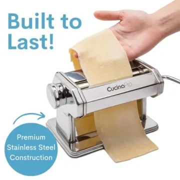 CucinaPro Pasta Maker Deluxe Set 5 pc – Premium Pasta Machine