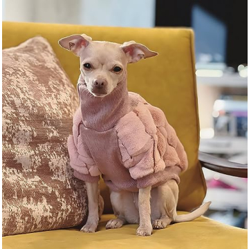 Luxury Faux Fur Dog Coat for Small Breeds - Fitwarm