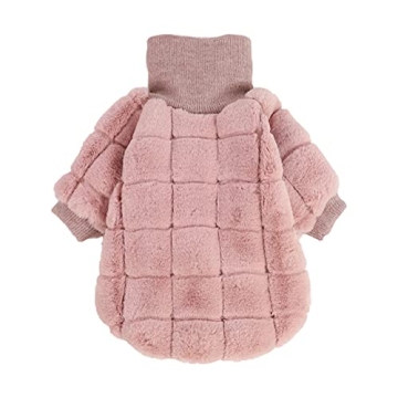 Luxury Faux Fur Dog Coat for Small Breeds - Fitwarm