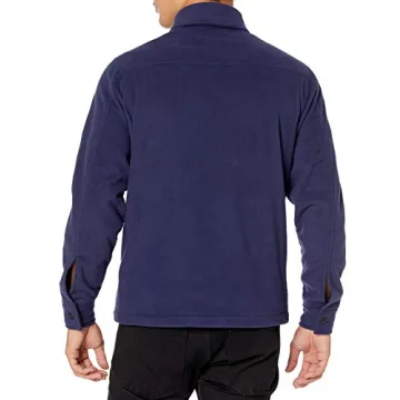 Men's Polar Fleece Shirt Jacket - Comfort Meets Style
