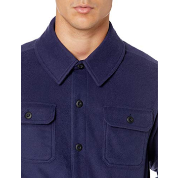 Men's Polar Fleece Shirt Jacket - Comfort Meets Style