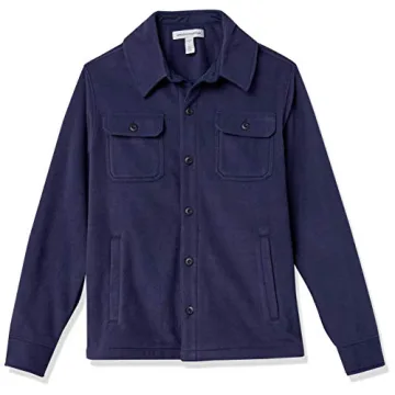 Men's Polar Fleece Shirt Jacket - Comfort Meets Style