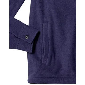 Men's Polar Fleece Shirt Jacket - Comfort Meets Style