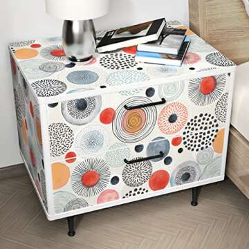 Wallderful Peel and Stick Wallpaper Boho Modern Art Deco Geometric Wallpaper for Bedroom Removable Self Adhesive Abstract Contact Paper Cabinets Countertops Accent Wall Peel and Stick Boho Wall Paper