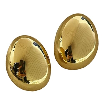 Trending Chunky Gold Hoop Earrings for Women - Lightweight & Hypoallergenic