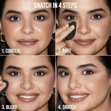 HUDA BEAUTY Easy Bake and Snatch Pressed Talc-Free Brightening and Setting Powder Poundcake