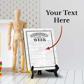 Signs ByLITA Employee of the Week Dry Wipe | Versatile | eco-friendly signs with easy-to-clean surfa...