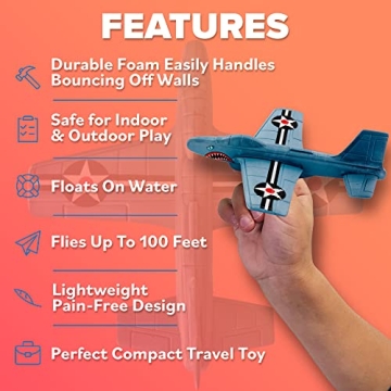 Foam Airplanes for Kids - Safe Indoor and Outdoor Fun