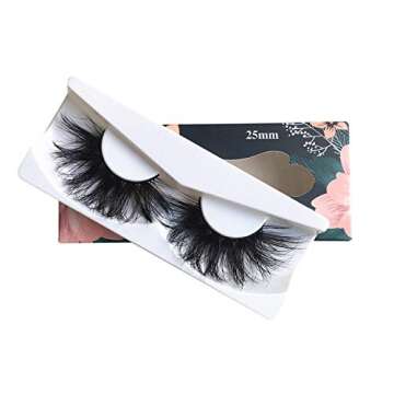 25mm 3D Mink Lashes 3 Styles Mink Eyelashes Fluffy Volume Long 25mm Mink Lashes Extension Ruairie