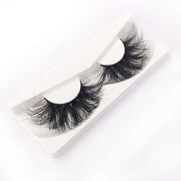 25mm 3D Mink Lashes 3 Styles Mink Eyelashes Fluffy Volume Long 25mm Mink Lashes Extension Ruairie