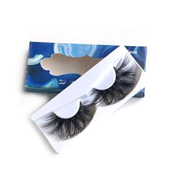 25mm 3D Mink Lashes 3 Styles Mink Eyelashes Fluffy Volume Long 25mm Mink Lashes Extension Ruairie