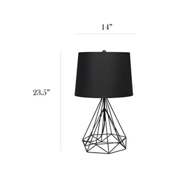 Elegant Modern Black Table Lamp for Home Decor
