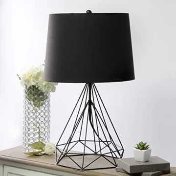 Elegant Modern Black Table Lamp for Home Decor