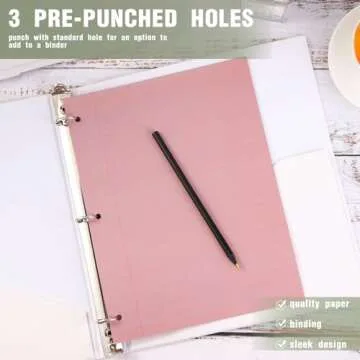 PerKoop 600 Sheets Colored Loose Leaf Paper for All Ages