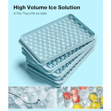 Dclobtop Ice Cube Tray for Freezer and Cocktails