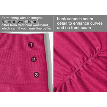 YEOREO Women’s Seamless Scrunch Workout Shorts for Comfort