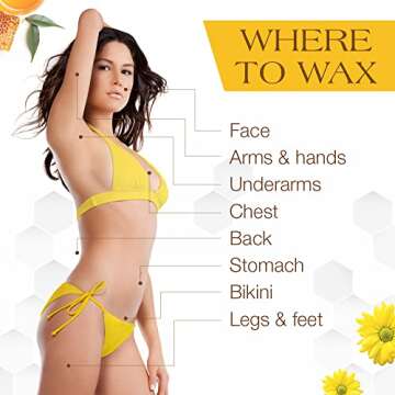 GiGi Waxing Strips for Hair Waxing/Hair Removal, Natural Muslin 20 Strips, and Wax Applicator 10 pcs, Combo