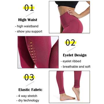 CROSS1946 Women's Yoga Leggings: Stylish and Functional