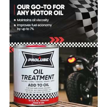 Prolube Oil Treatment Enhances Engine Performance