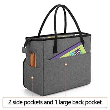 Yarwo Knitting Crochet Bag for Yarn and Tools