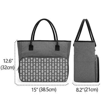 Yarwo Knitting Crochet Bag for Yarn and Tools