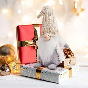 LHMTQVK Christmas Gnomes Plush Decor for Holiday Cheer