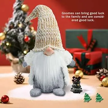 LHMTQVK Christmas Gnomes Plush Decor for Holiday Cheer