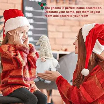 LHMTQVK Christmas Gnomes Plush Decor for Holiday Cheer
