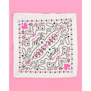 xo, Fetti Bachelorette Party Pink Rodeo Bride Bandana | Last Rodeo Bachelorette Party Decorations, Bridesmaid Gift, Bridal Shower Party Favor, Nashville Bride, Wedding Party Favor