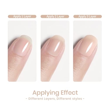 RARJSM Apricot Nude Gel Polish for Long-Lasting Nails