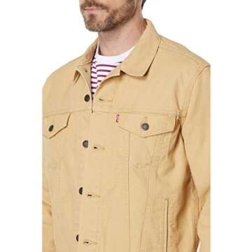 Levi's Men's Trucker Jacket, (New) Curry, Small