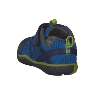 KEEN Kids' Chandler CNX Comfortable Sneakers, Brilliant Blue/Blue Depths, 8 Little Kid