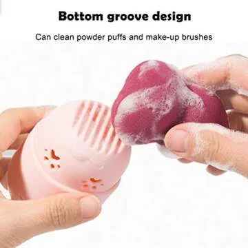 Pengxiaomei Makeup Sponge Container Set for Beauty Lovers