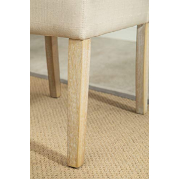 Stylish Solid Wood Tufted Parsons Dining Chairs Set