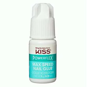 KISS PowerFlex Nail Glue - Fast Drying Adhesive for Press-Ons