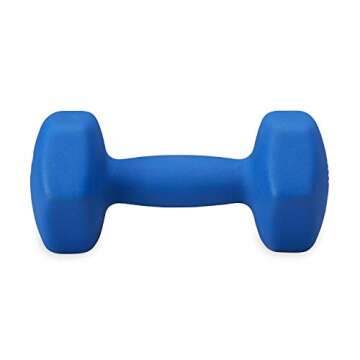 New Balance Dumbbells Hand Weights (Single) - Neoprene Exercise & Fitness Dumbbell for Home Gym Equi...