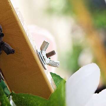 BalsaCircle 8 feet Gold Metal Square Backdrop Stand Arch - Wedding Ceremony Reception Events Party Photo Booth Decorations Supplies