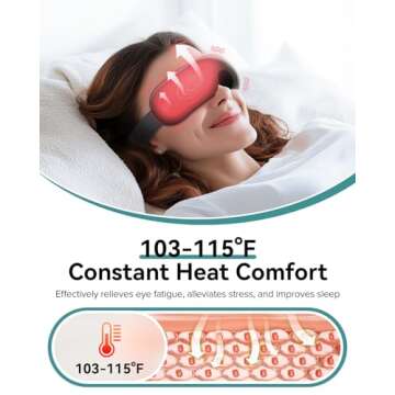 llano Eye Massager with Heat - Relaxation Gift for All