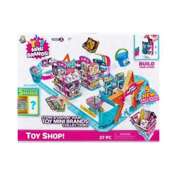 Mini Brands 5 Surprise Toy Mini Toy Shop Playset by ZURU (Series 2) Exclusive and Mystery Collectibl...