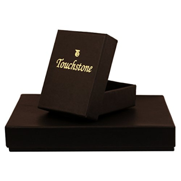 Touchstone Chand Bali Half Moon Earrings in Antique Gold Tone