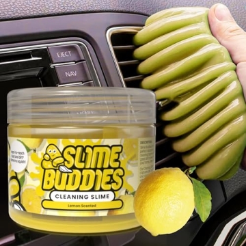 Lemon Scented Slime Buddies Cleaning Gel for Car & Home