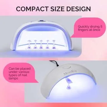 MelodySusie Nail Stand Set for Easy Nail Art Supplies