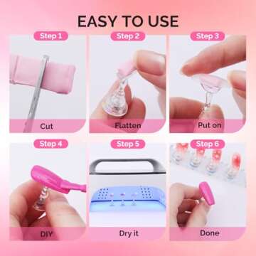 MelodySusie Nail Stand Set for Easy Nail Art Supplies